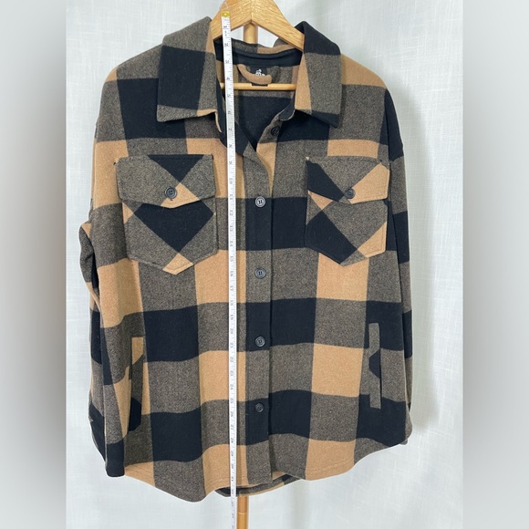NWOT. Woolx Plaid Wool Blend Jacket in new condition. Size L - Picture 2 of 9